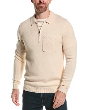 Reiss Fleetwood Wool-Blend 1/2-Zip Sweater