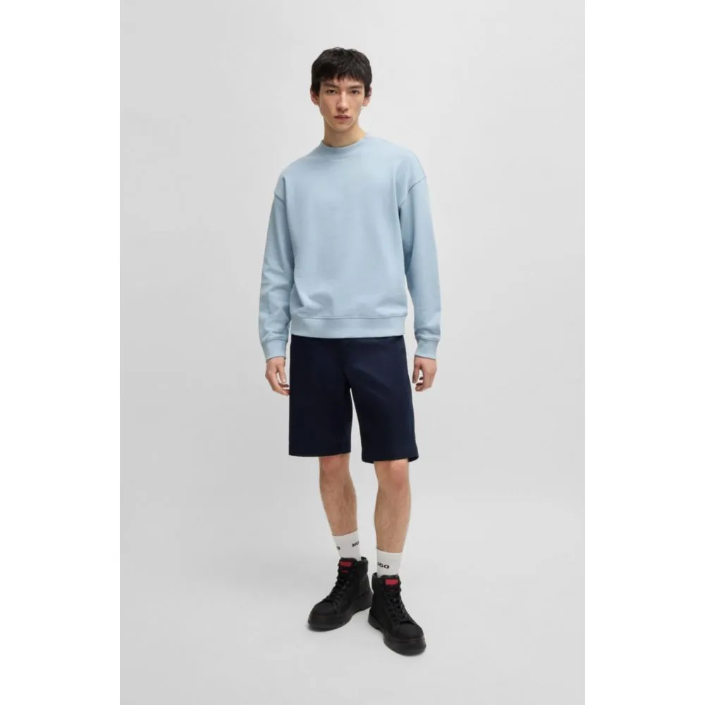 Relaxed-fit sweatshirt in cotton terry with logo print