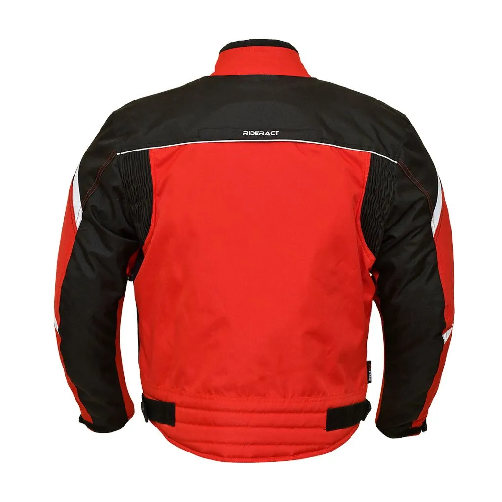 RIDERACT® Waterproof Motorcycle Jacket Evolve Textile Motorbike Jacket