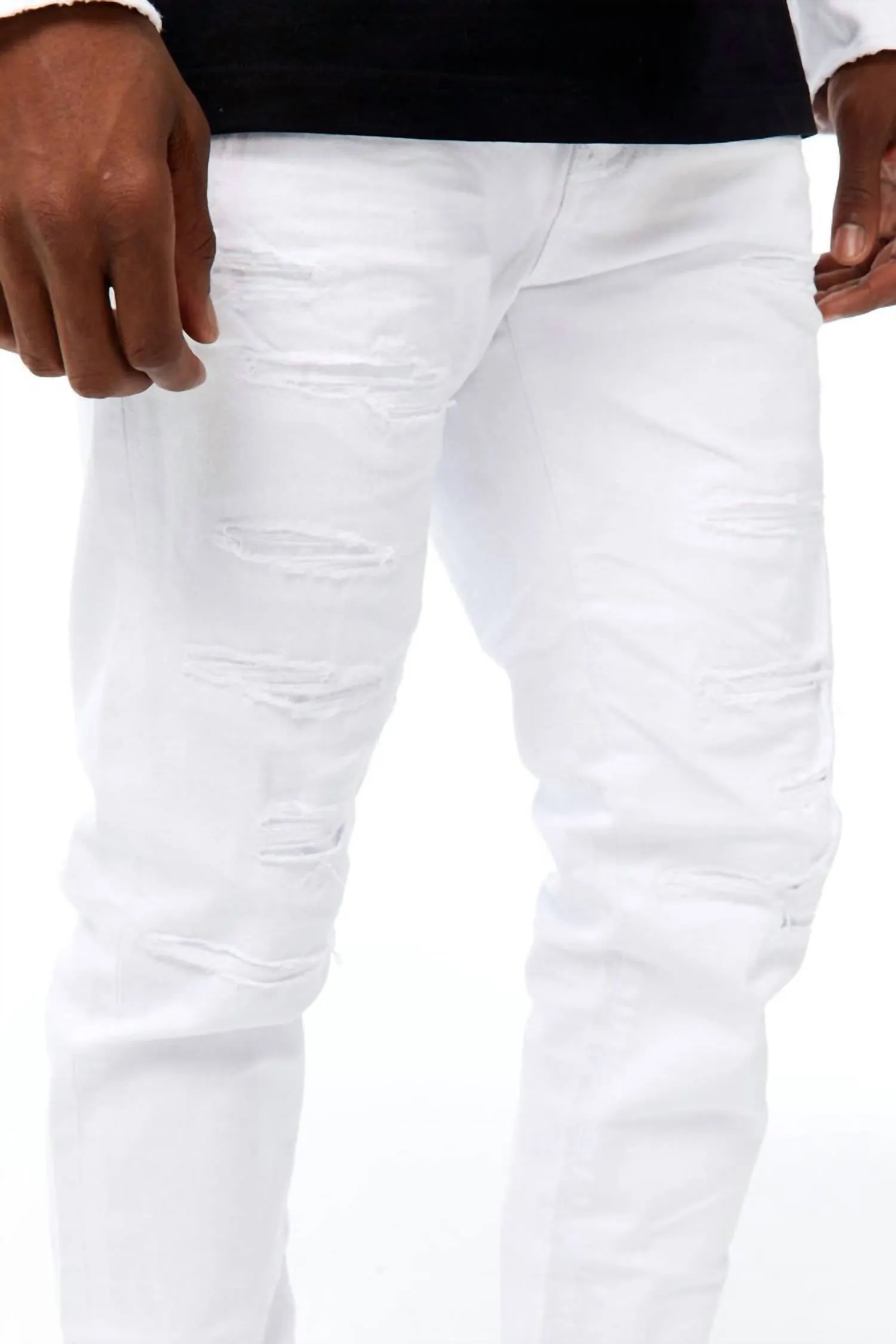 Ross Tribeca Twill Pants In White