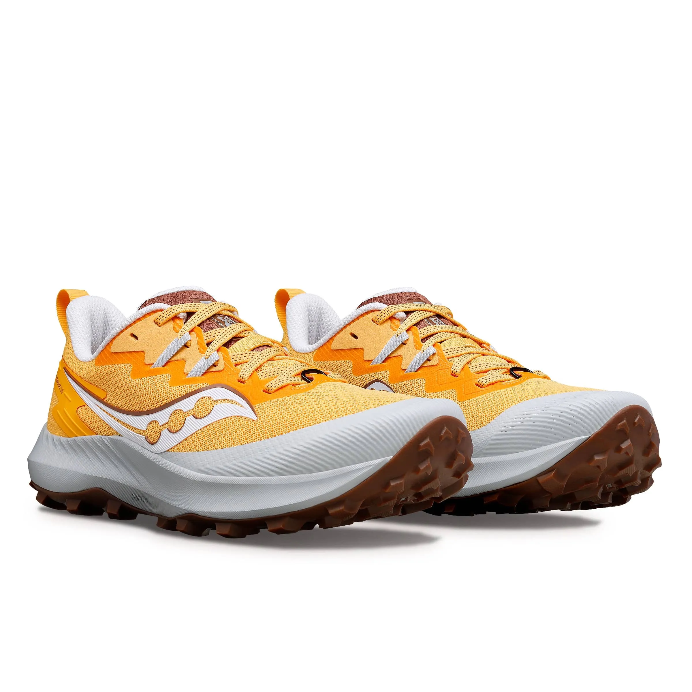 Saucony Women's Peregrine 14 Trail Running Shoes in Flax/Clove SS24 Shoes_Saucony