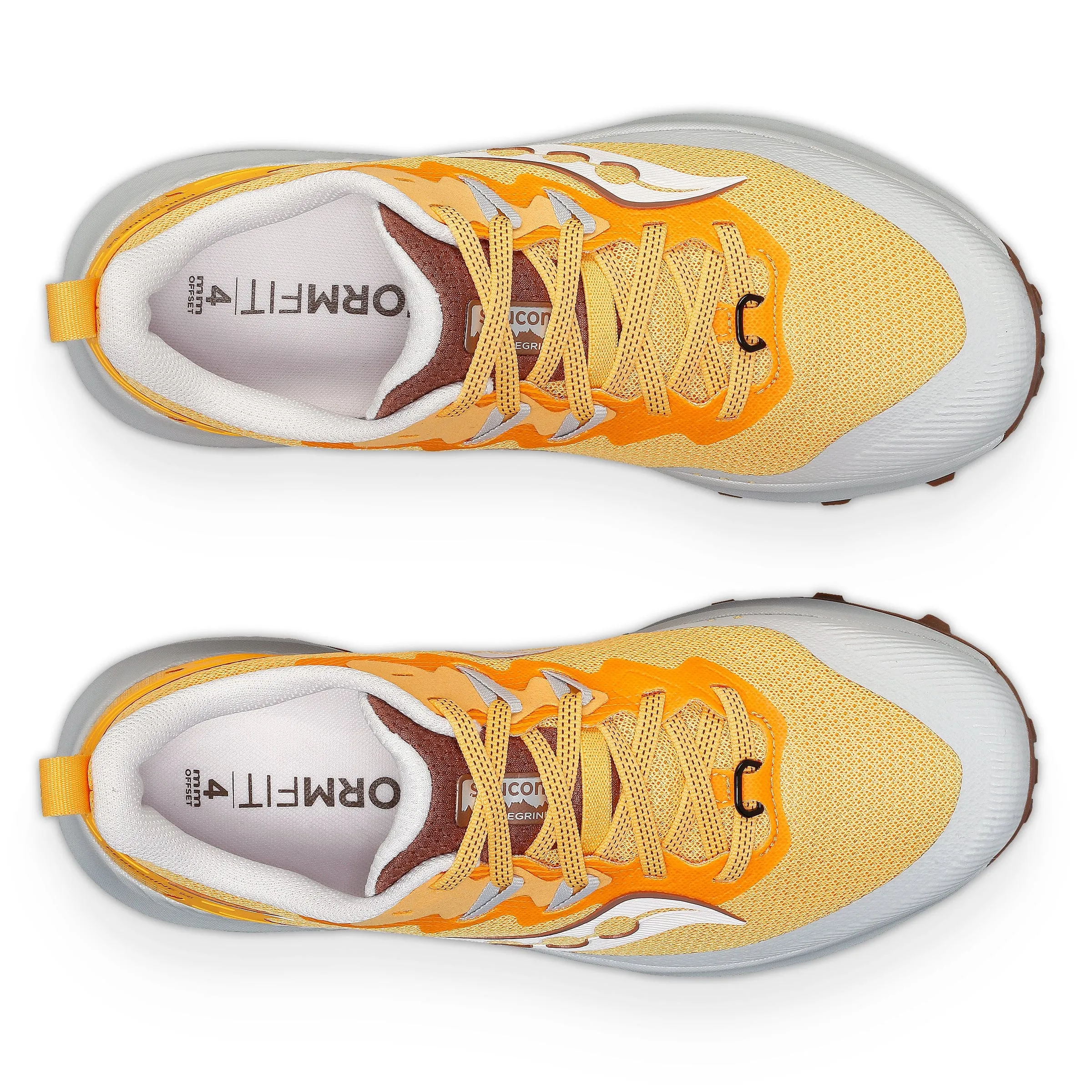 Saucony Women's Peregrine 14 Trail Running Shoes in Flax/Clove SS24 Shoes_Saucony
