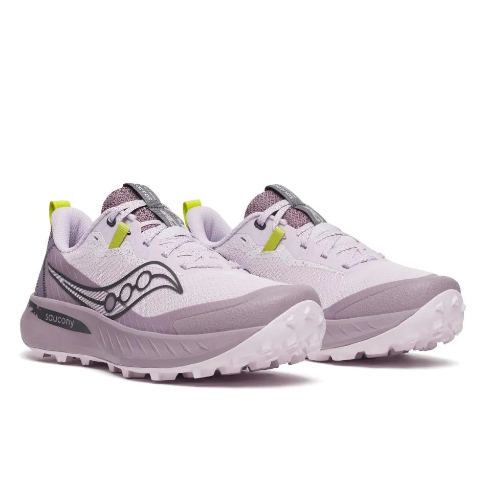 Saucony Women's Peregrine 15 Trail Running Shoes in Bloom/Quail SS25 Shoes_Saucony