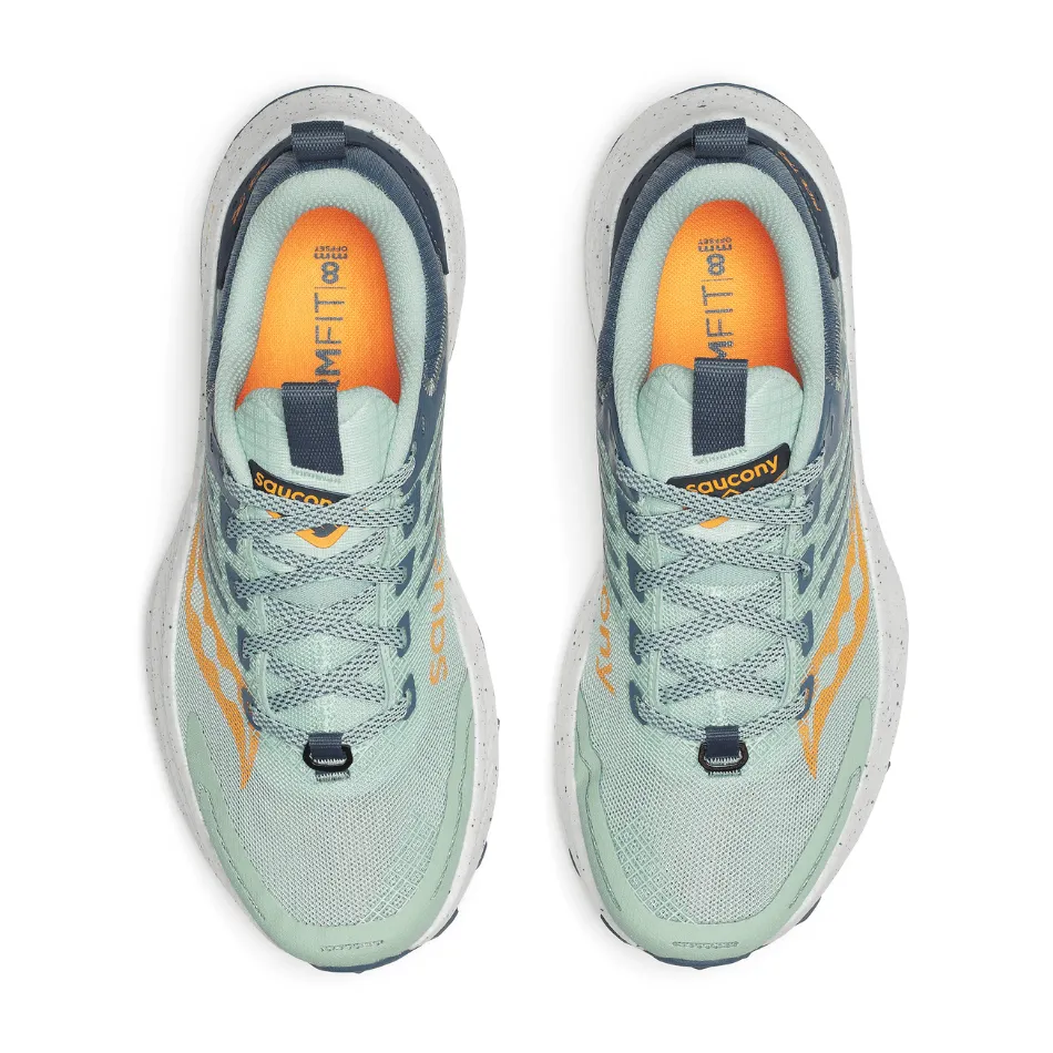Saucony Women's Ride TR2 Trail Running Shoes in Jade/Mirage Shoes_Saucony