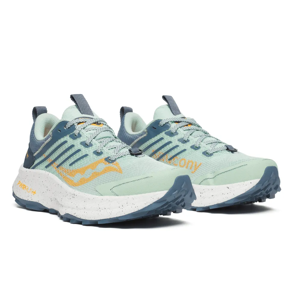 Saucony Women's Ride TR2 Trail Running Shoes in Jade/Mirage Shoes_Saucony