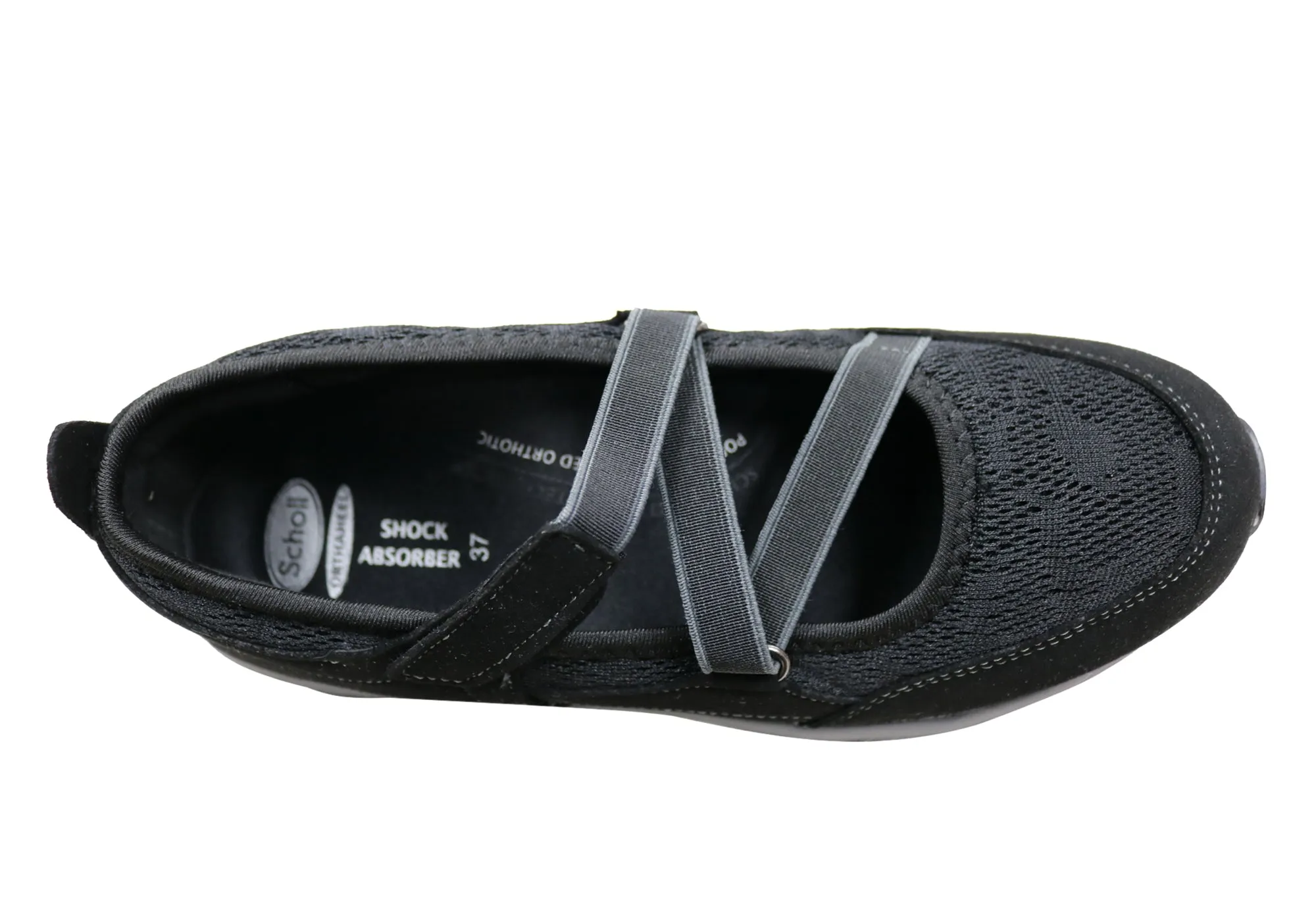 Scholl Orthaheel Ursula Womens Supportive Comfortable Mary Jane Shoes Scholl Orthaheel Shoes