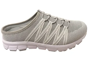 Scholl Orthaheel Utopia Knit Womens Comfortable Open Back Casual Shoes Scholl Orthaheel Shoes