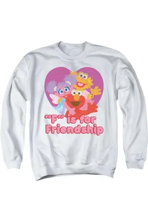 Sesame Street Friendship Adult Crewneck Sweatshirt