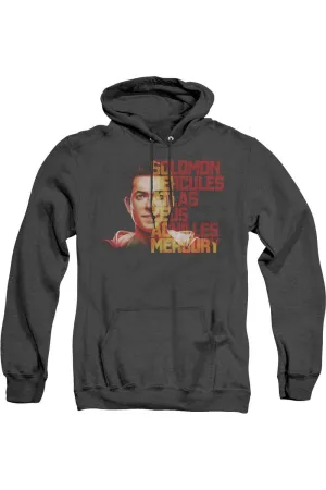 Shazam Movie Shazam Hope Adult Heather Hoodie / Hooded Sweatshirt
