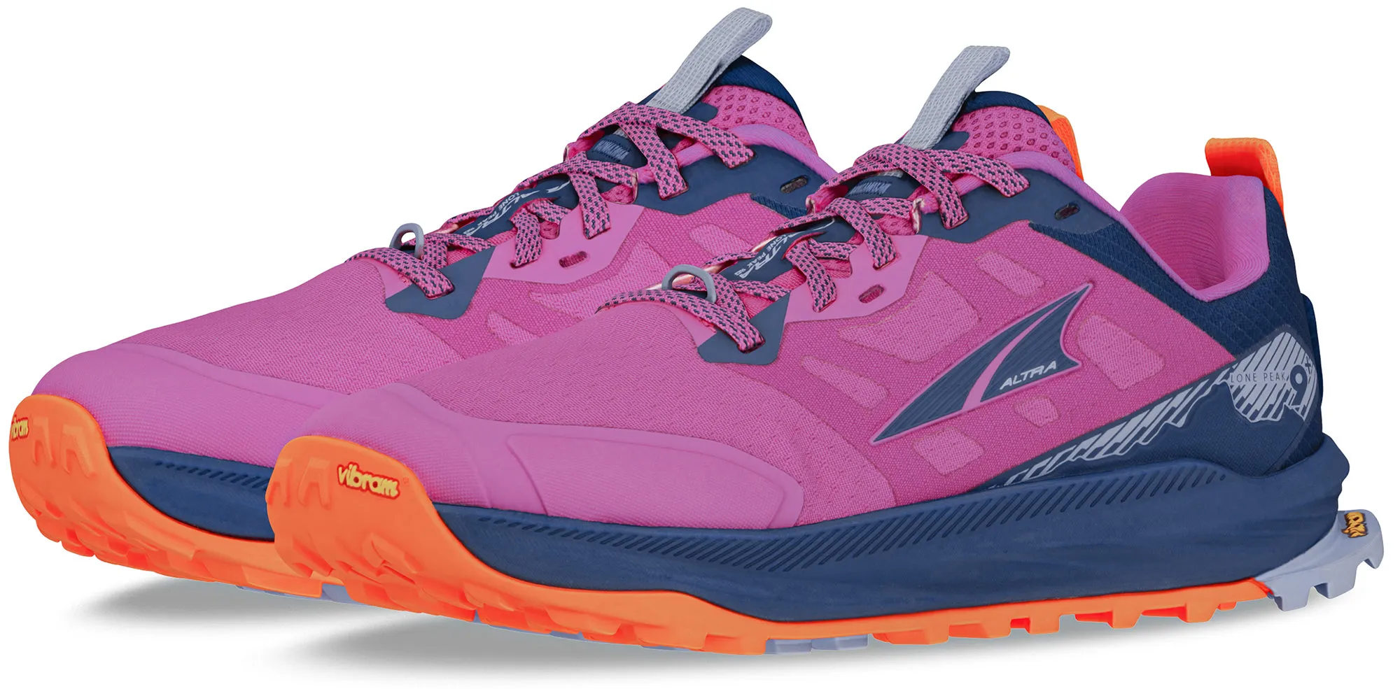 Shoes Altra  Women Altra Lone Peak 9  Womens Trail Running Shoes - Purple