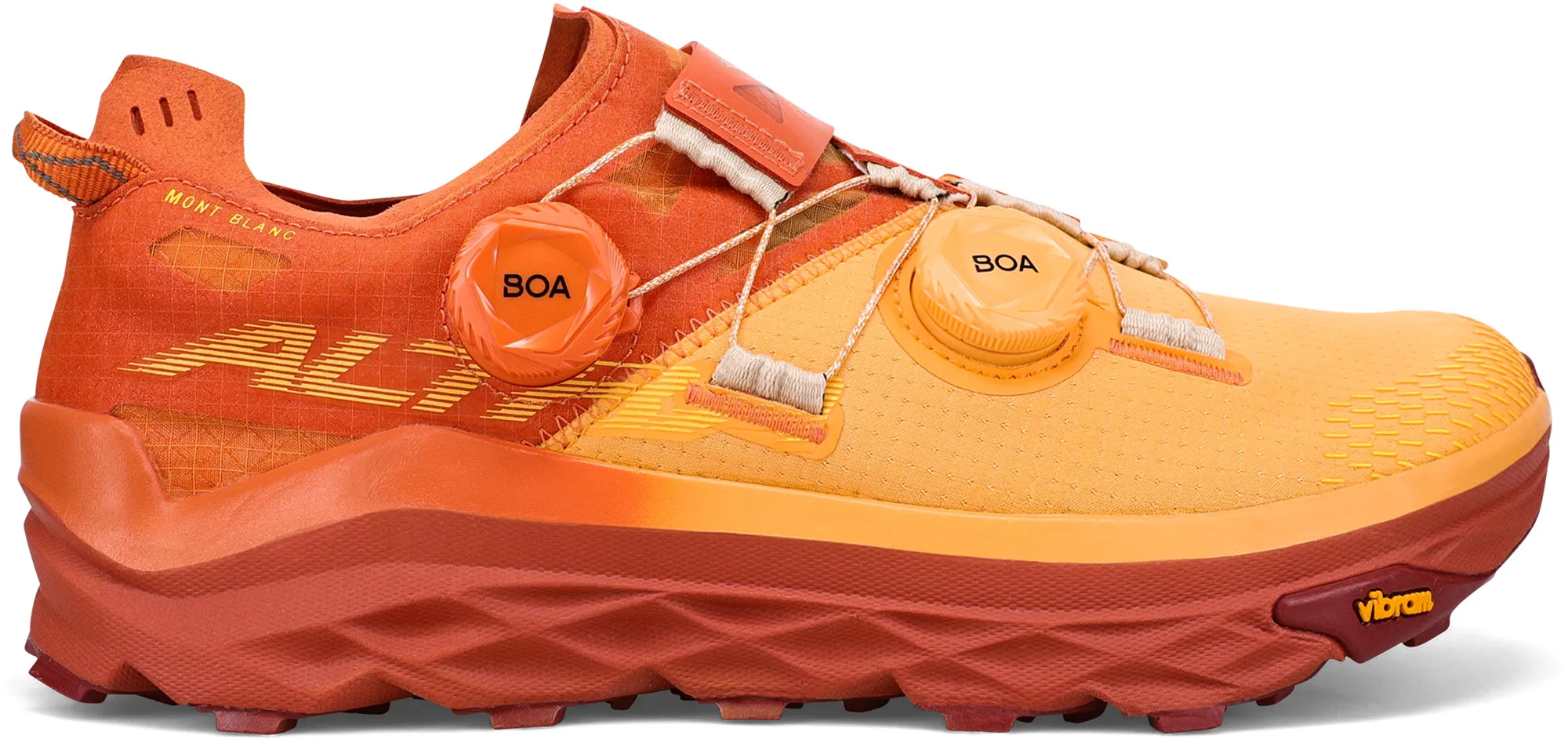 Shoes Altra  Women Altra Mont Blanc BOA Womens Trail Running Shoes - Orange