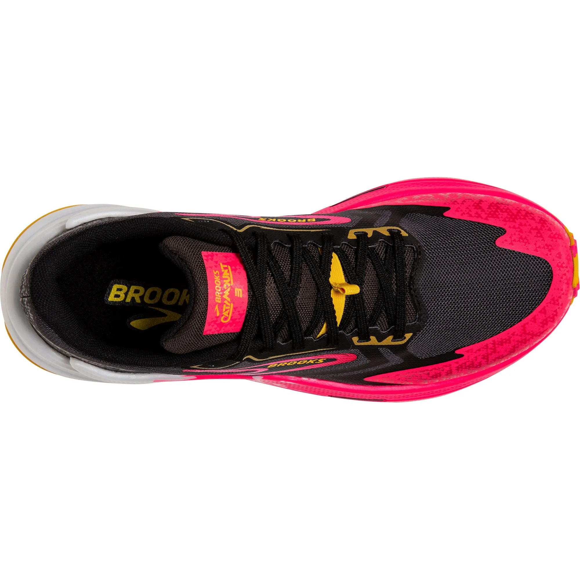 Shoes Brooks Brooks Catamount 3 Womens Trail Running Shoes - Black