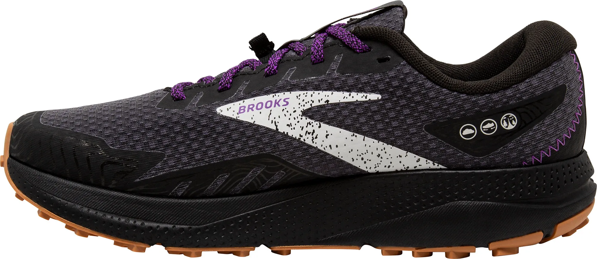 Shoes Brooks Brooks Divide 4 GORE-TEX Womens Trail Running Shoes - Black