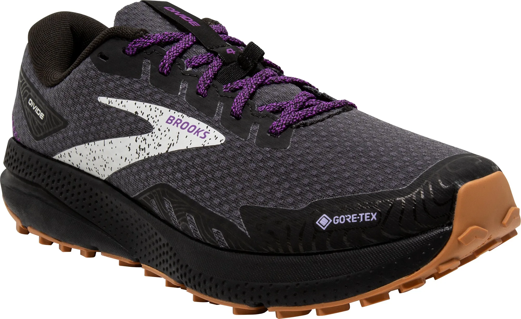 Shoes Brooks Brooks Divide 4 GORE-TEX Womens Trail Running Shoes - Black