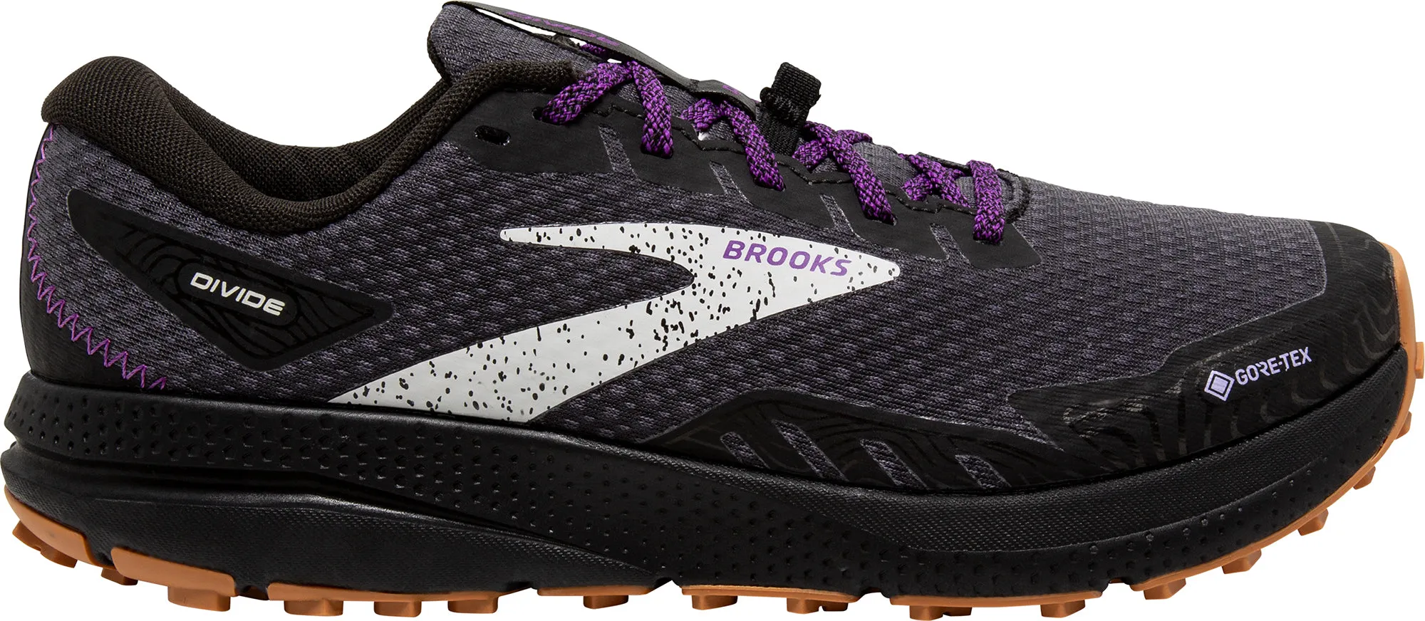 Shoes Brooks Brooks Divide 4 GORE-TEX Womens Trail Running Shoes - Black