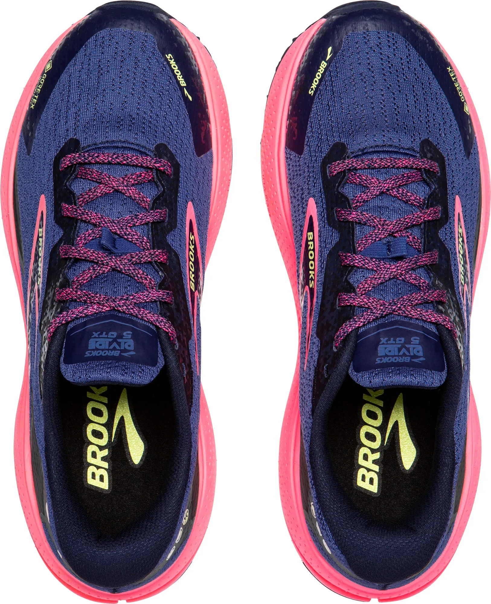 Shoes Brooks Brooks Divide 5 GORE-TEX Womens Trail Running Shoes - Blue