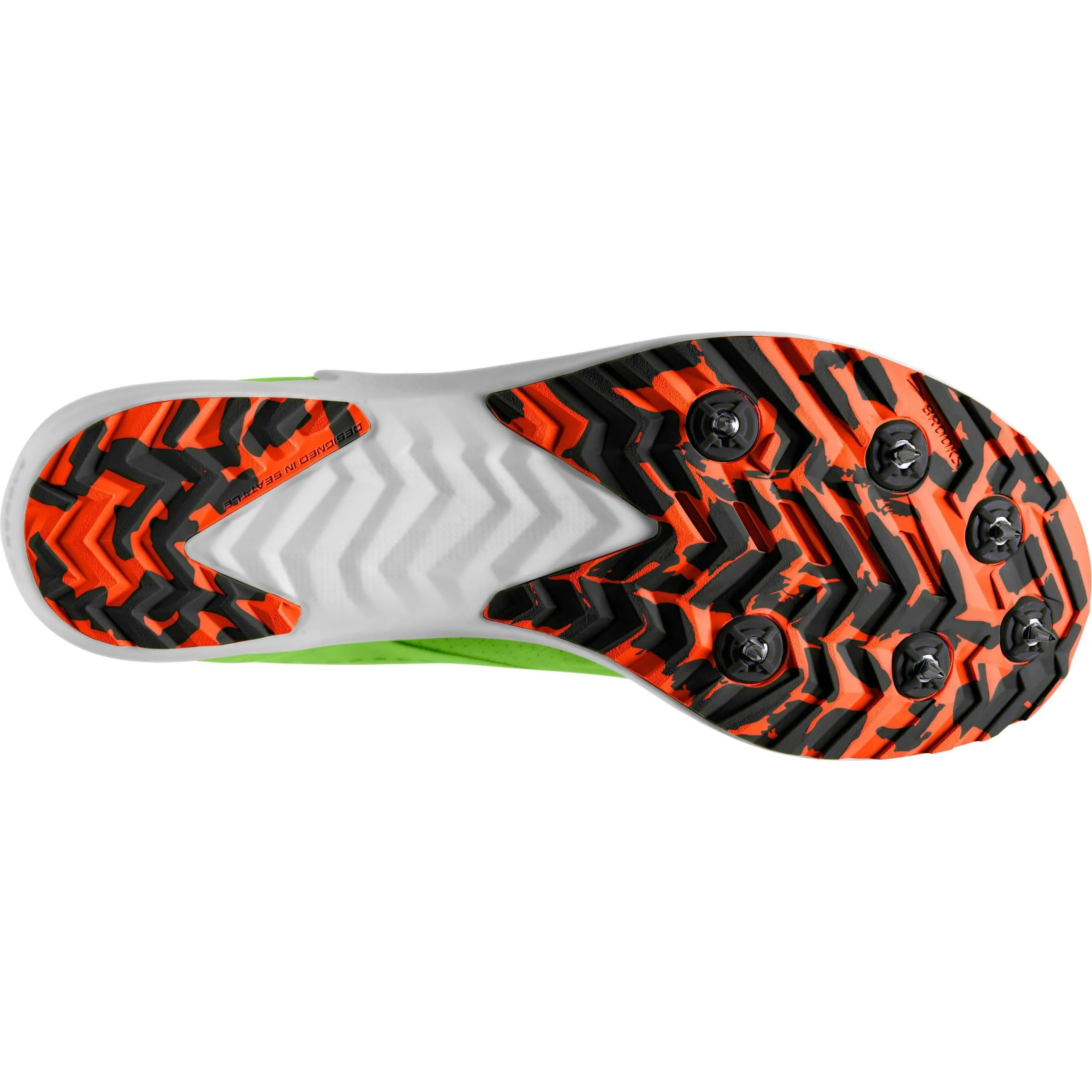 Shoes Brooks Brooks Draft XC Cross Country Spikes - Green