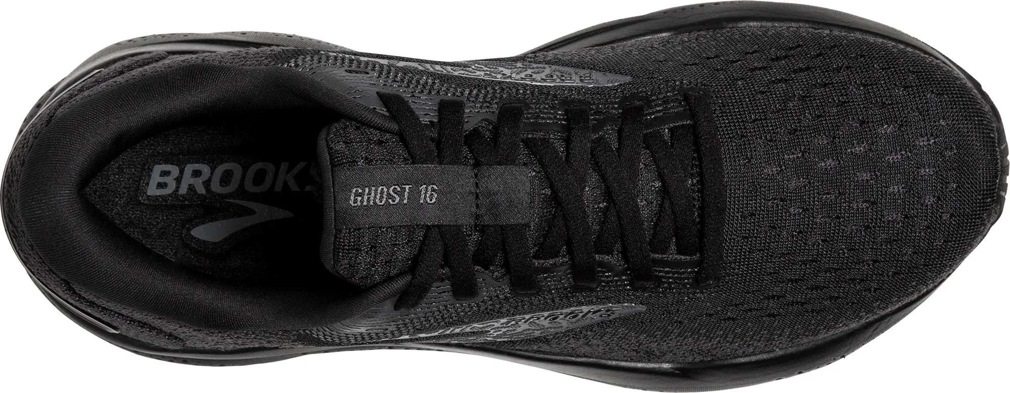 Shoes Brooks Brooks Ghost 16 WIDE FIT (2E) Mens Running Shoes - Black