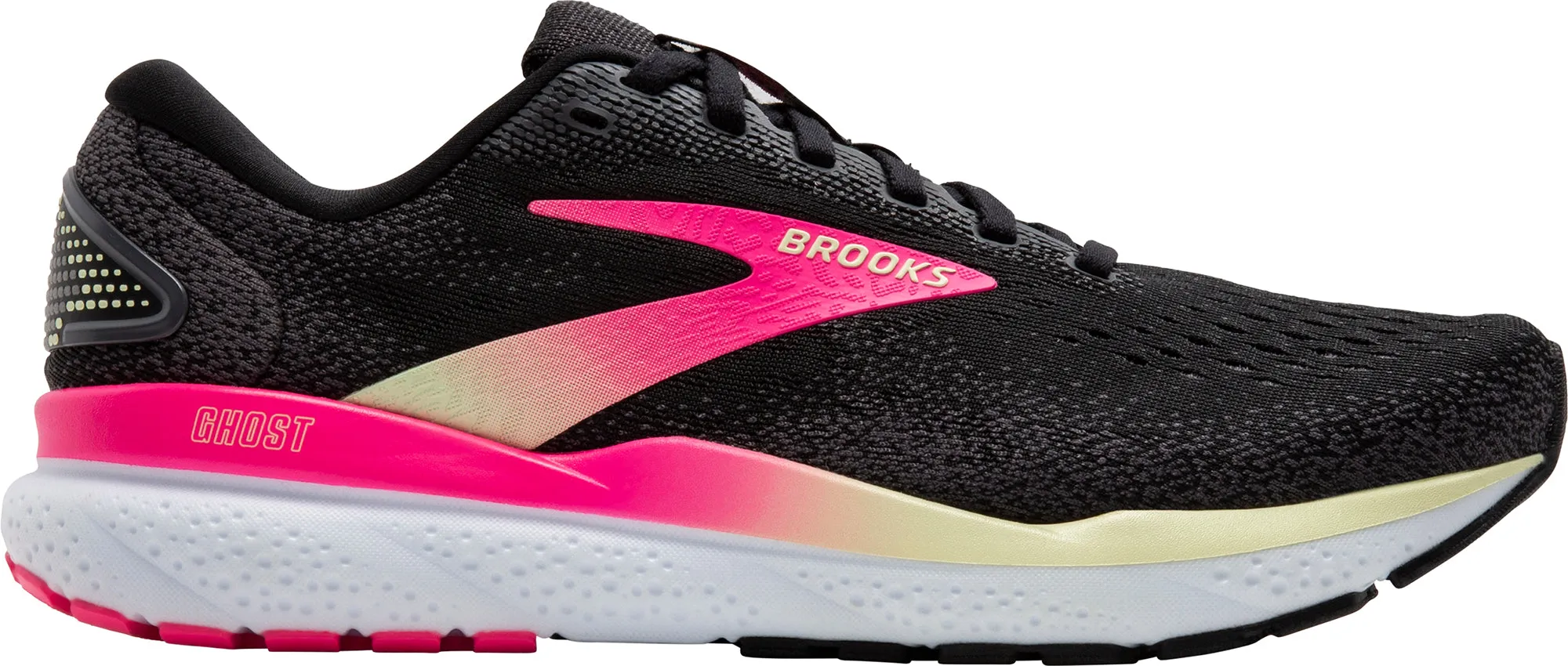 Shoes Brooks Brooks Ghost 16 WIDE FIT Womens Running Shoes - Black