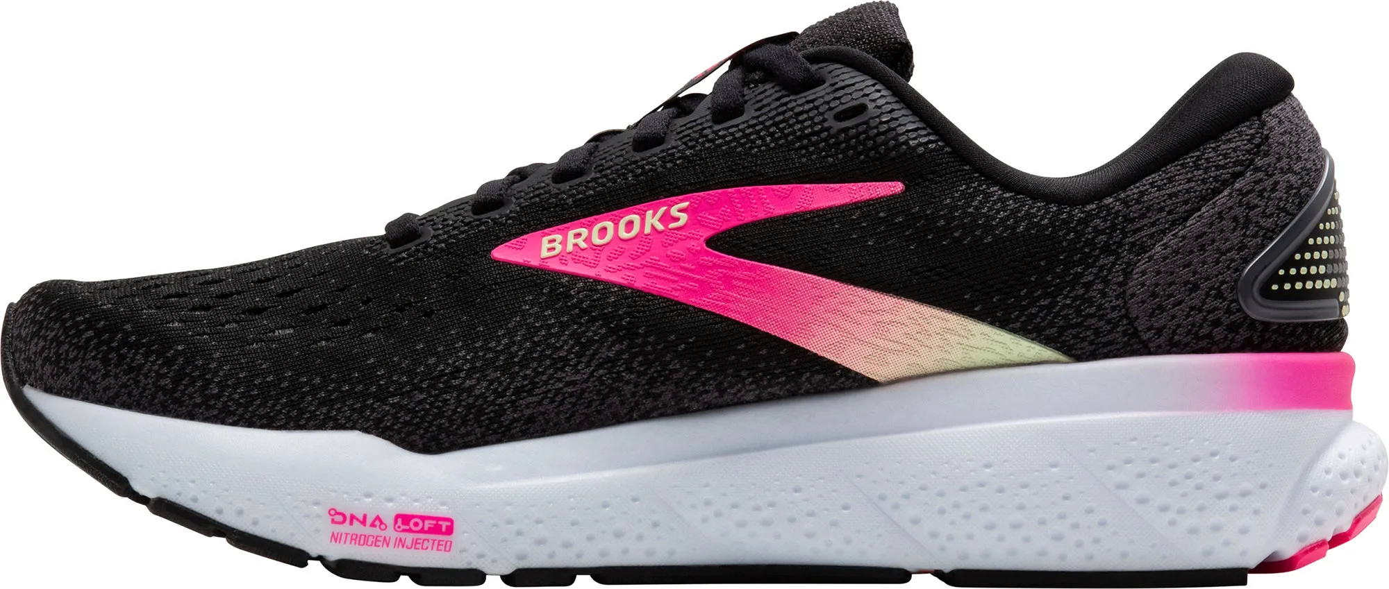 Shoes Brooks Brooks Ghost 16 WIDE FIT Womens Running Shoes - Black