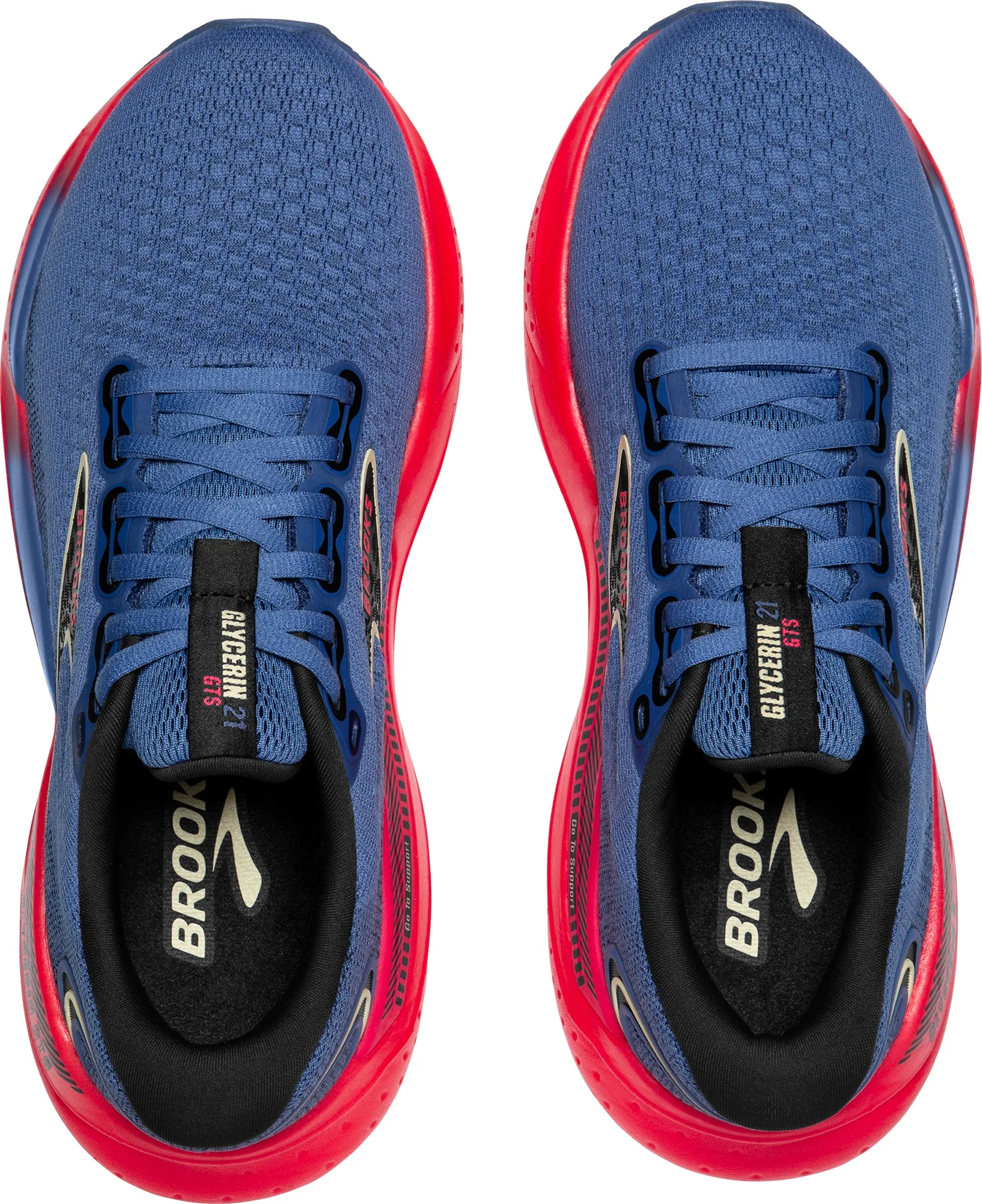 Shoes Brooks Brooks Glycerin GTS 21 Womens Running Shoes - Blue