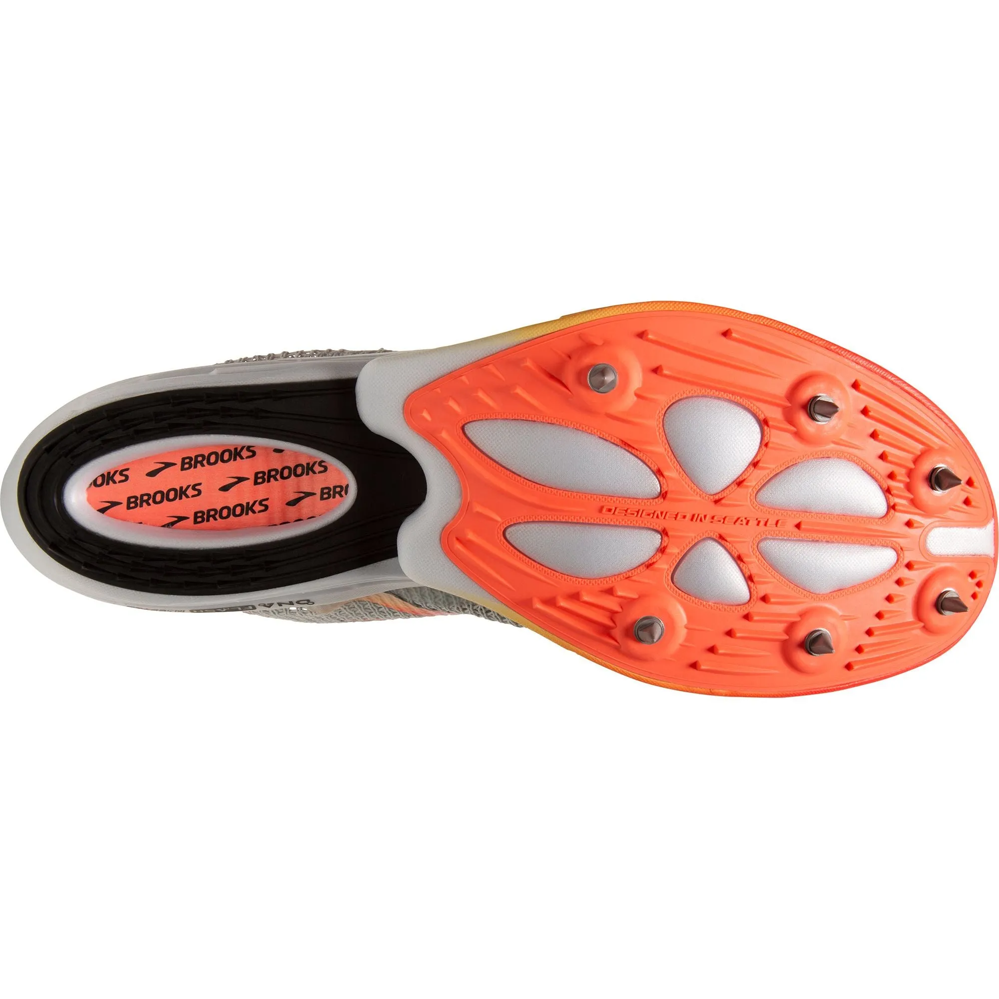 Shoes Brooks Brooks Hyperion Elite MD Running Spikes - Grey