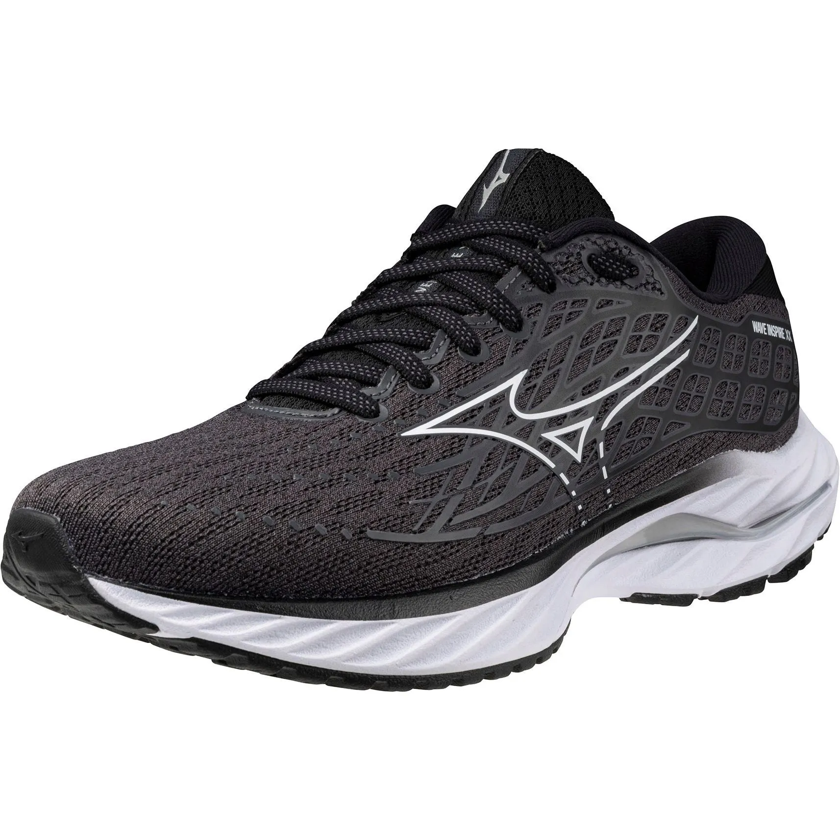Shoes Mizuno Mizuno Wave Inspire 20 WIDE FIT (D) Womens Running Shoes - Black