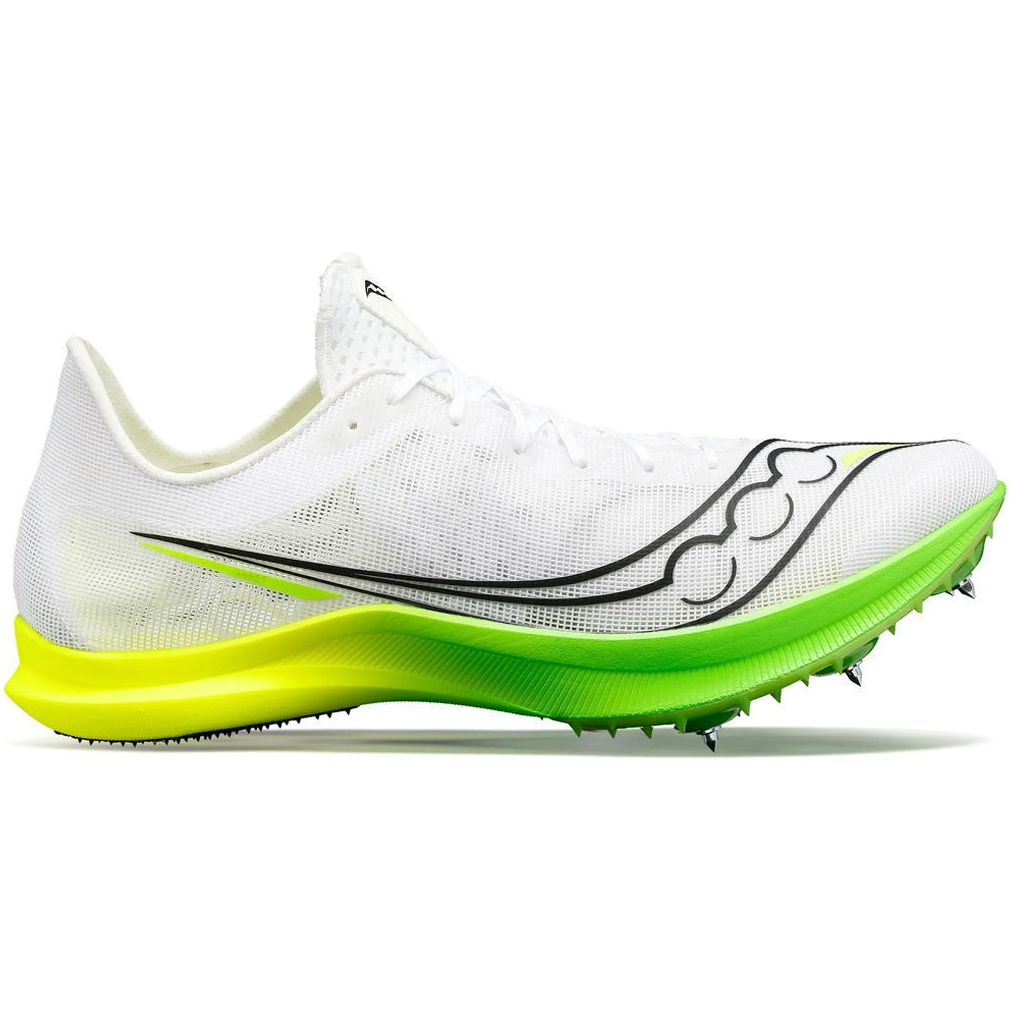 Shoes Saucony Saucony Endorphin Cheetah Womens Running Spikes - White