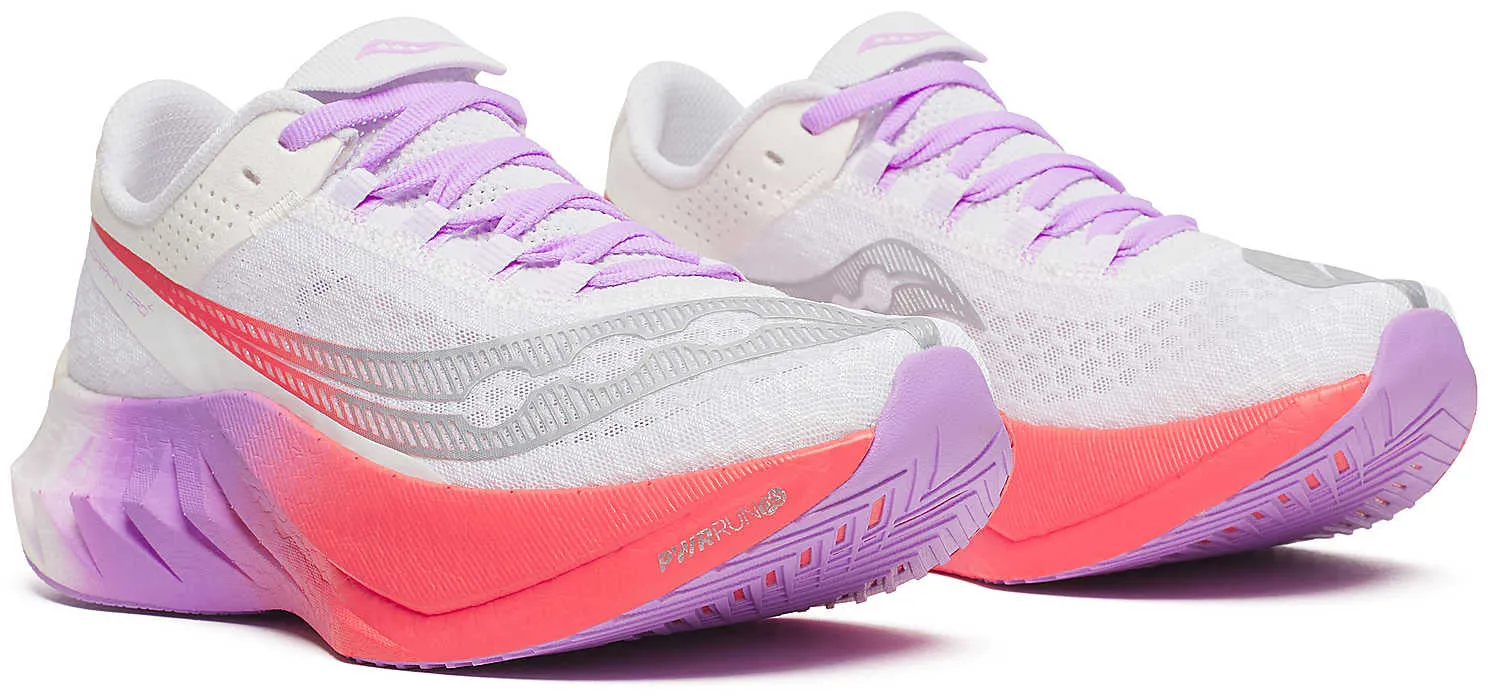 Shoes Saucony Saucony Endorphin Pro 4 Womens Running Shoes - White