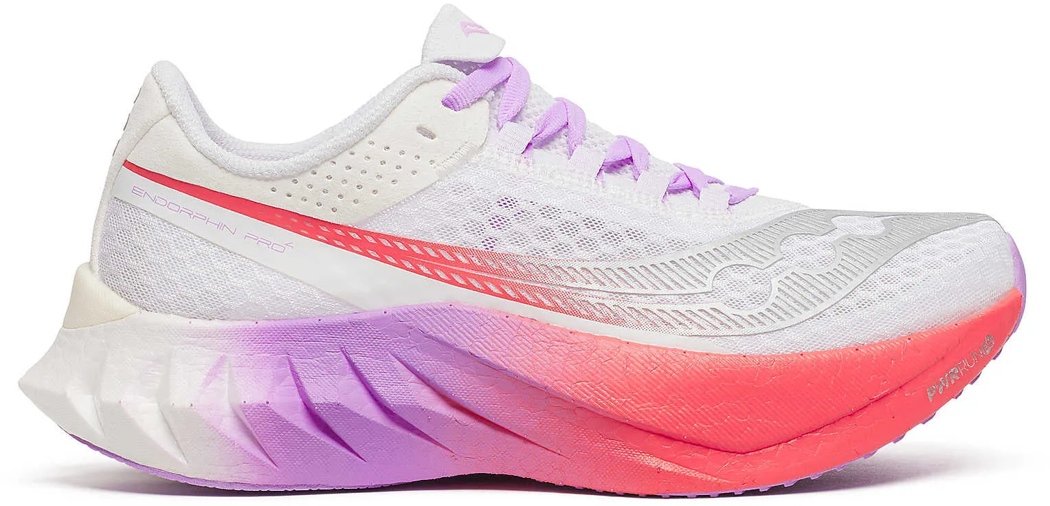 Shoes Saucony Saucony Endorphin Pro 4 Womens Running Shoes - White