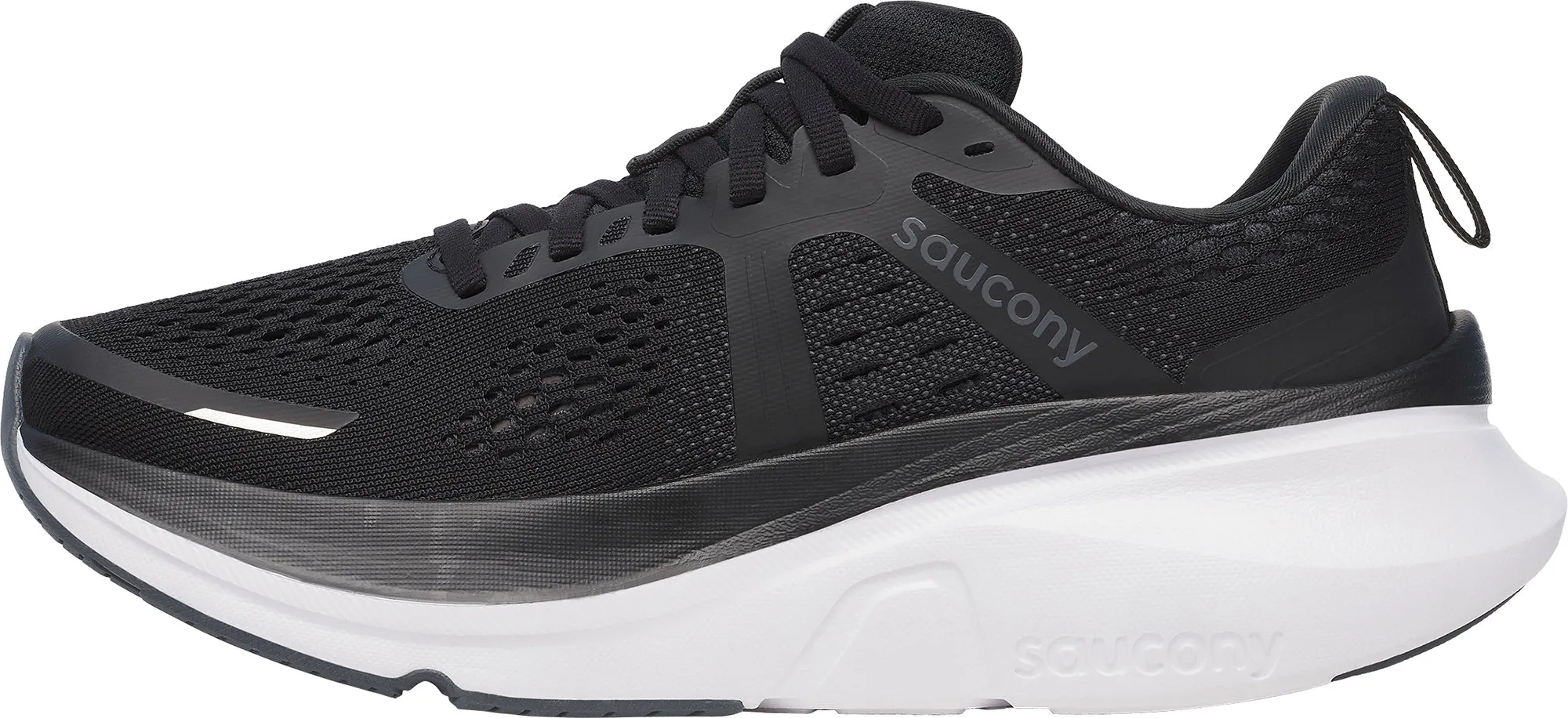 Shoes Saucony Saucony Guide 18 WIDE FIT Womens Running Shoes - Black