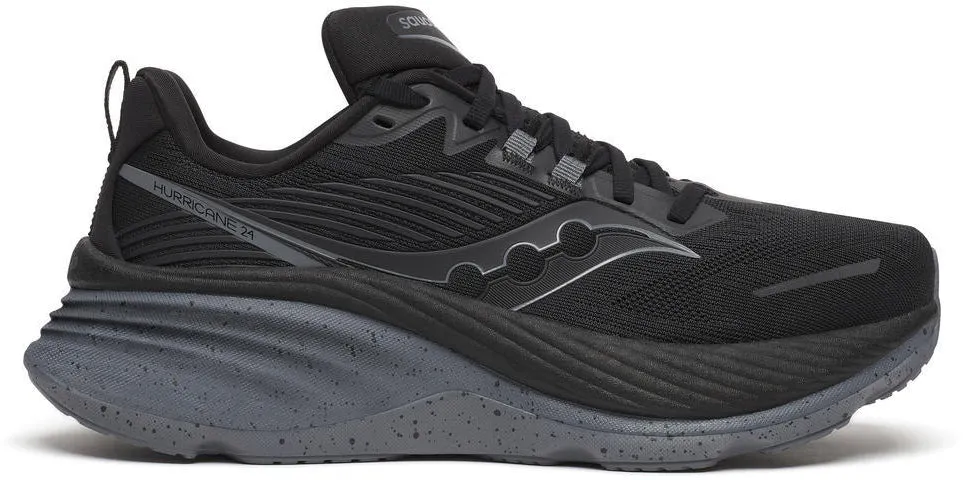 Shoes Saucony Saucony Hurricane 24 Womens Running Shoes - Black