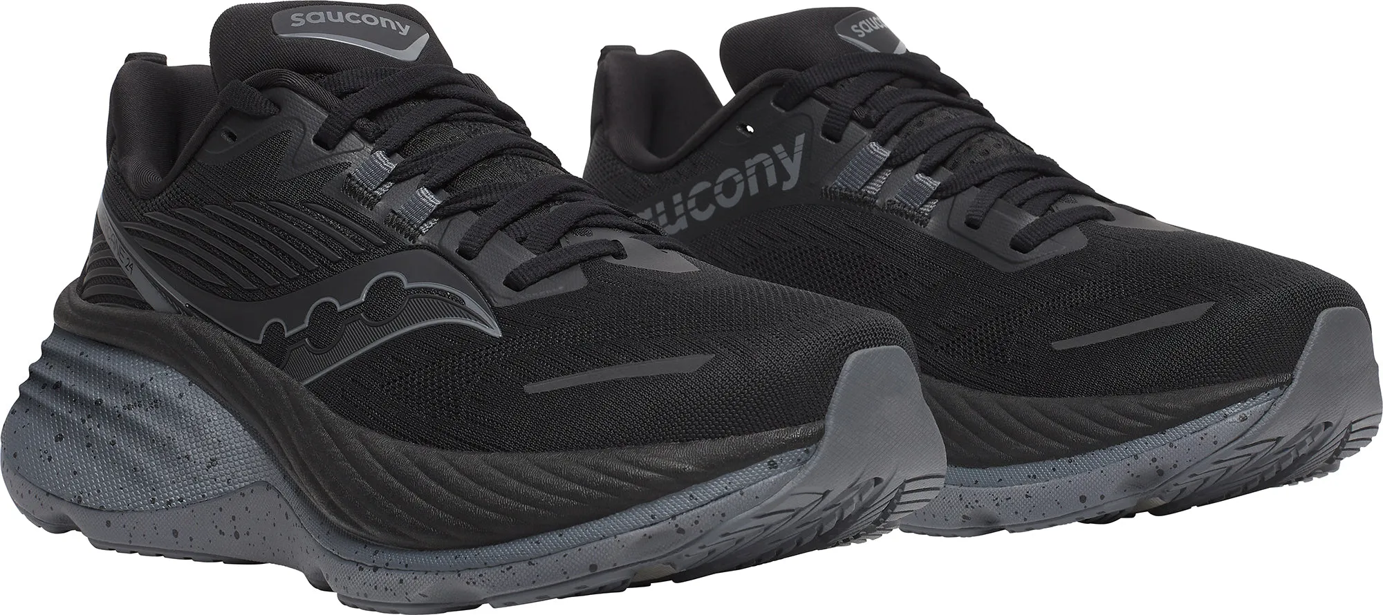 Shoes Saucony Saucony Hurricane 24 Womens Running Shoes - Black