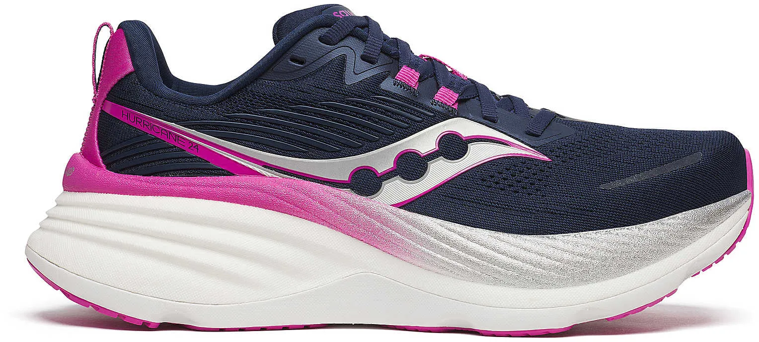 Shoes Saucony Saucony Hurricane 24 Womens Running Shoes - Blue