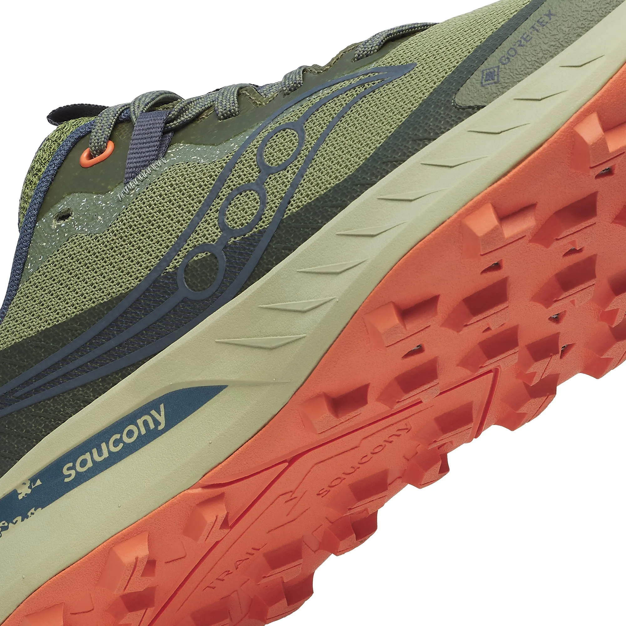 Shoes Saucony Saucony Peregrine 15 GORE-TEX Womens Trail Running Shoes - Green