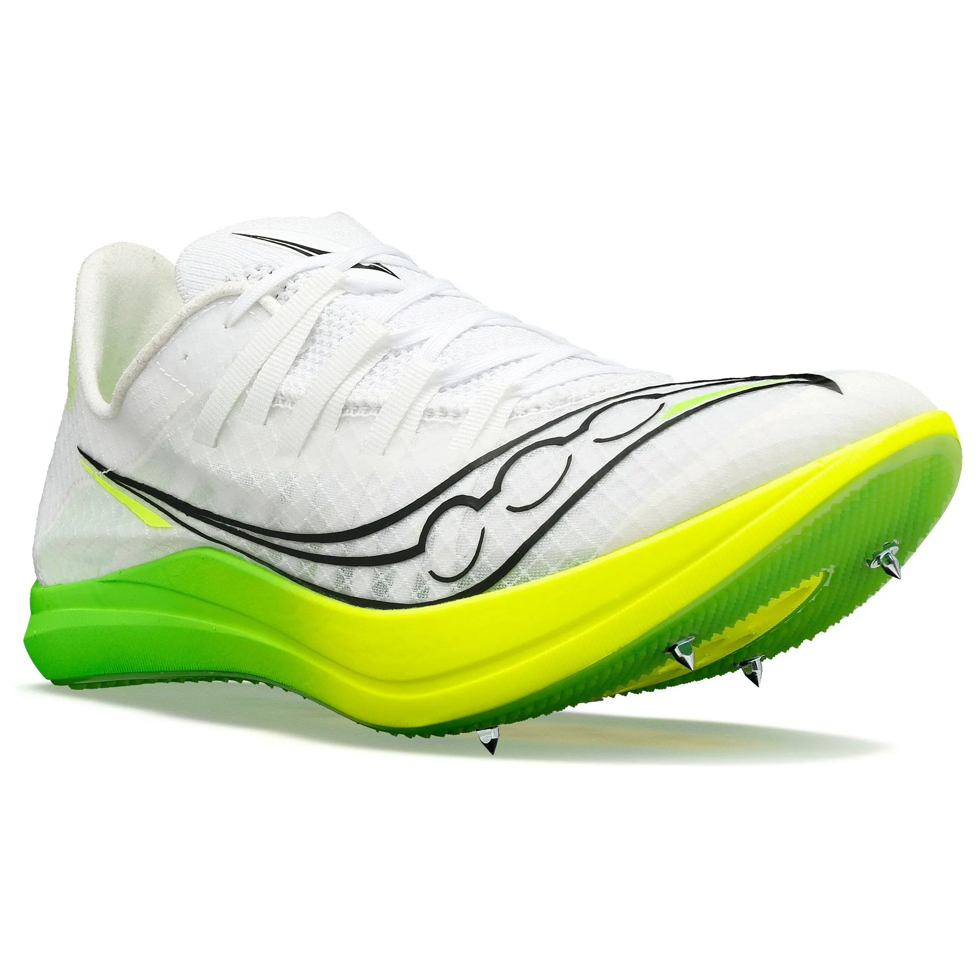 Shoes Saucony Saucony Terminal VT Womens Running Spikes - White