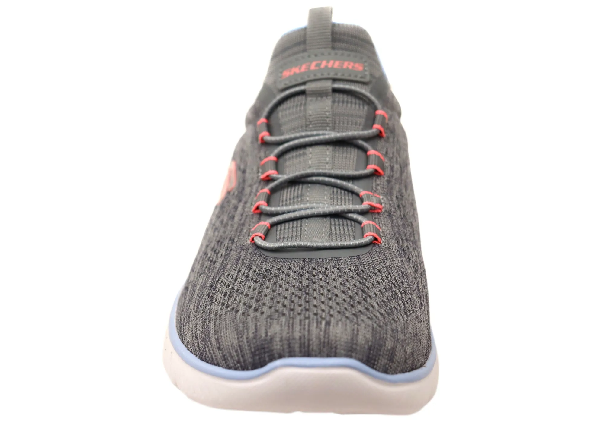 Skechers Womens Summits Fun Flair Memory Foam Slip On Shoes Skechers Shoes