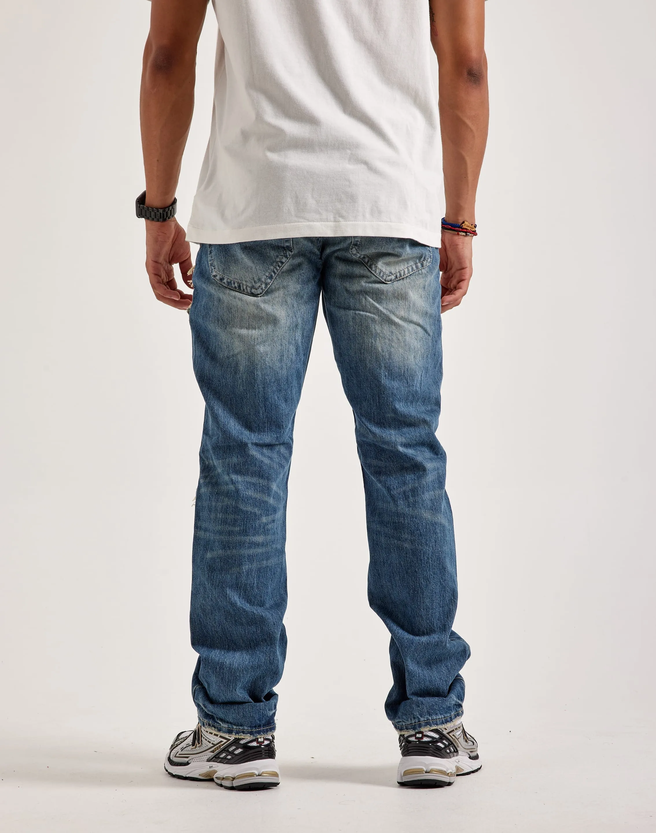 Smuggler's Moon Distressed Denim Jeans