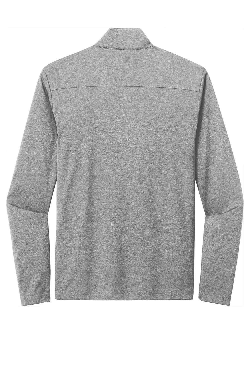 Sport-Tek Mens Endeavor Moisture Wicking 1/4 Zip Sweatshirt - Heather Light Grey