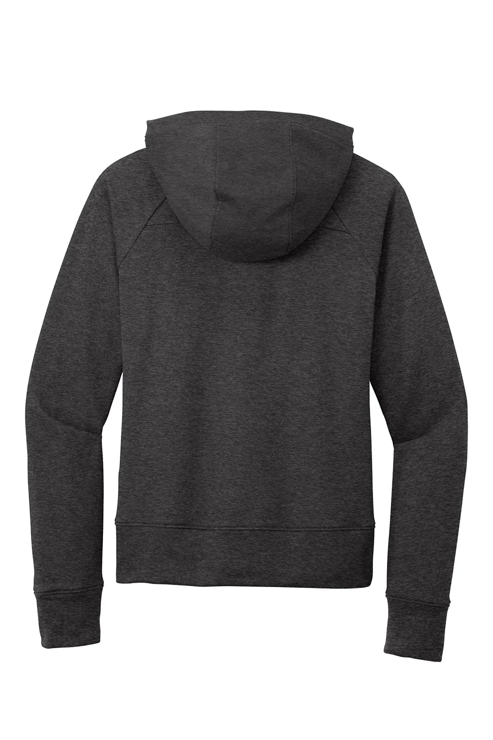 Sport-Tek Womens French Terry Hooded Sweatshirt Hoodie - Heather Black - Closeout