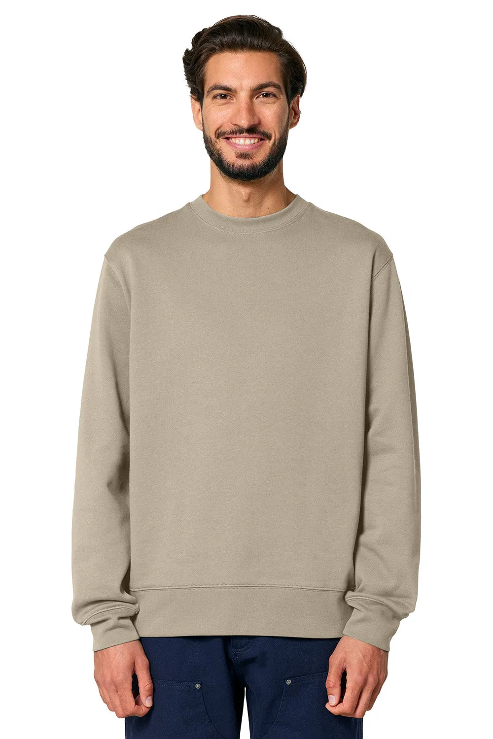 Stanley/Stella Mens Changer 2.0 Crewneck Sweatshirt - Stone Brown