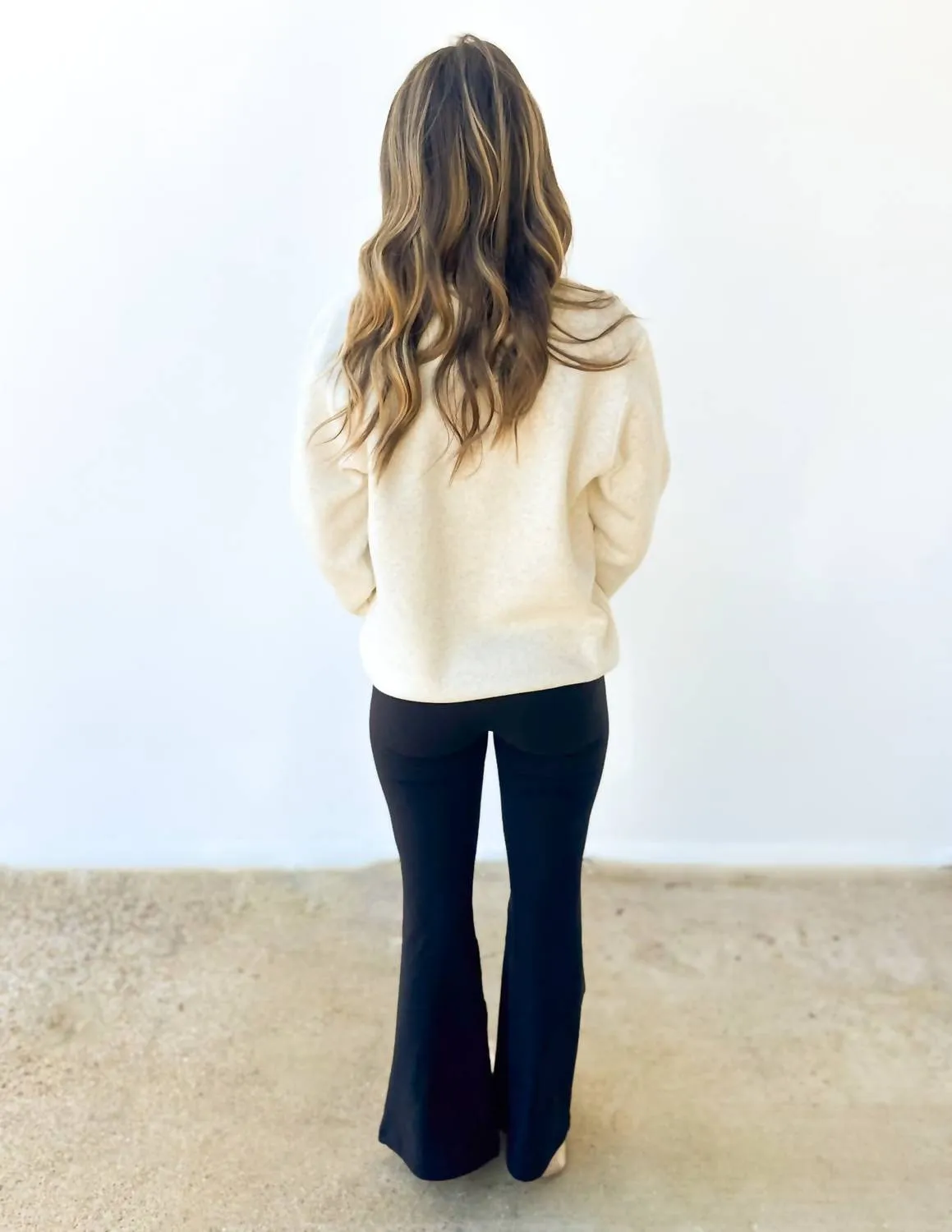 State Script Sweatshirt In Heather Natural