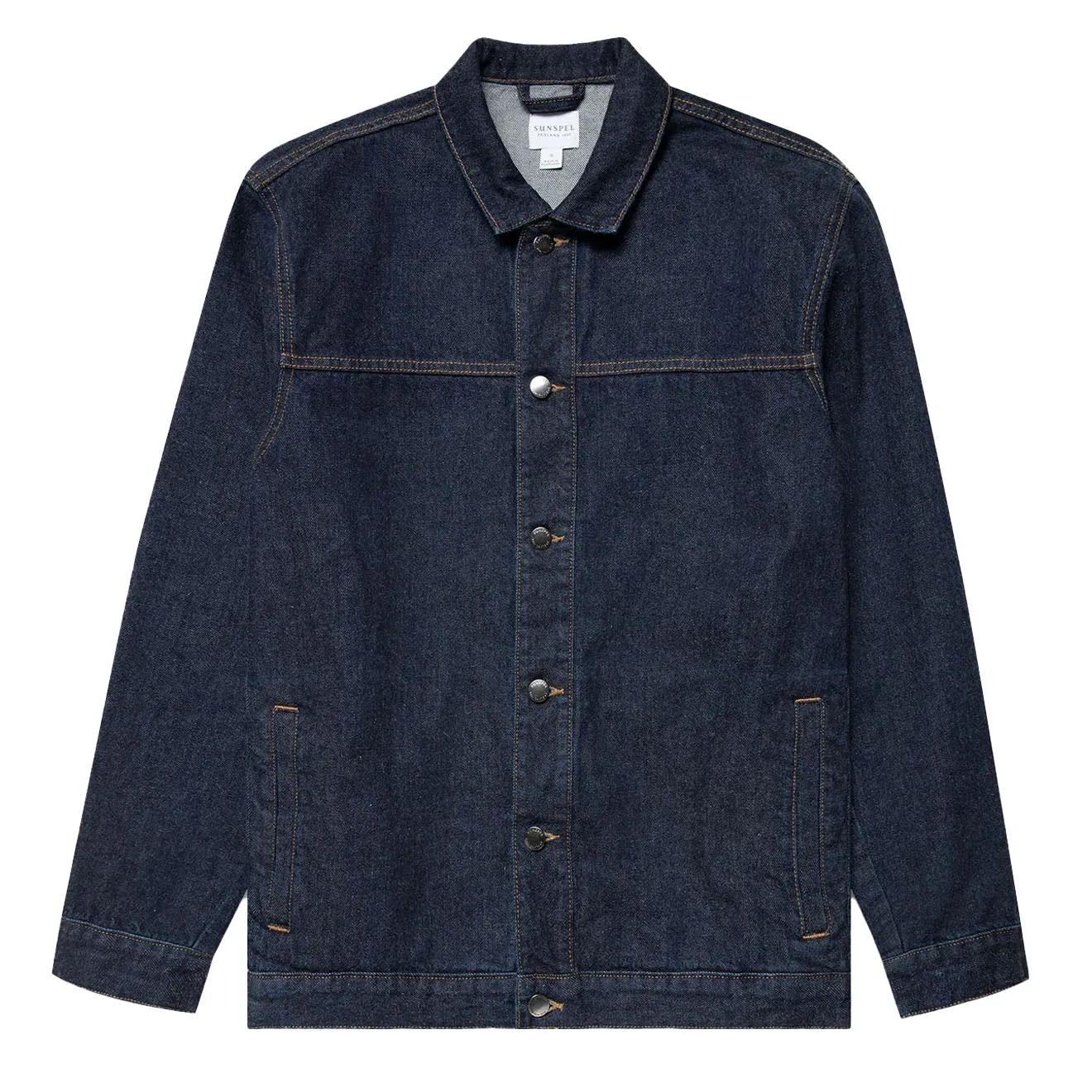 Sunspel Denim Jacket Denim Rinse Wash