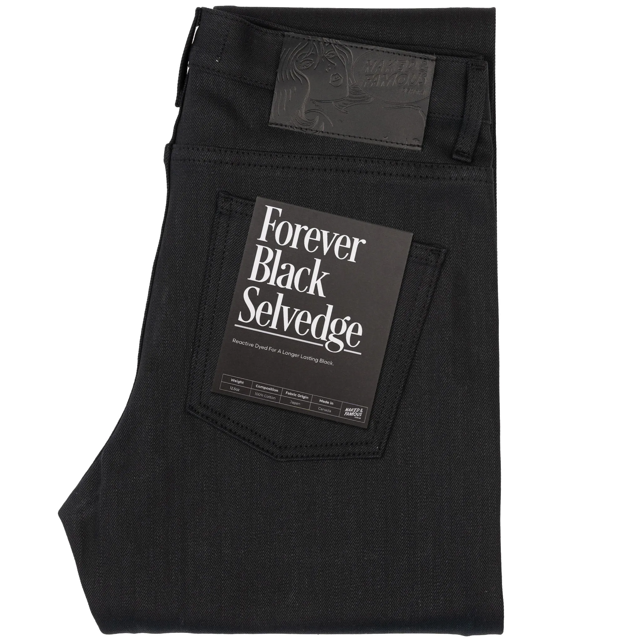Super Guy - Forever    Black    Selvedge