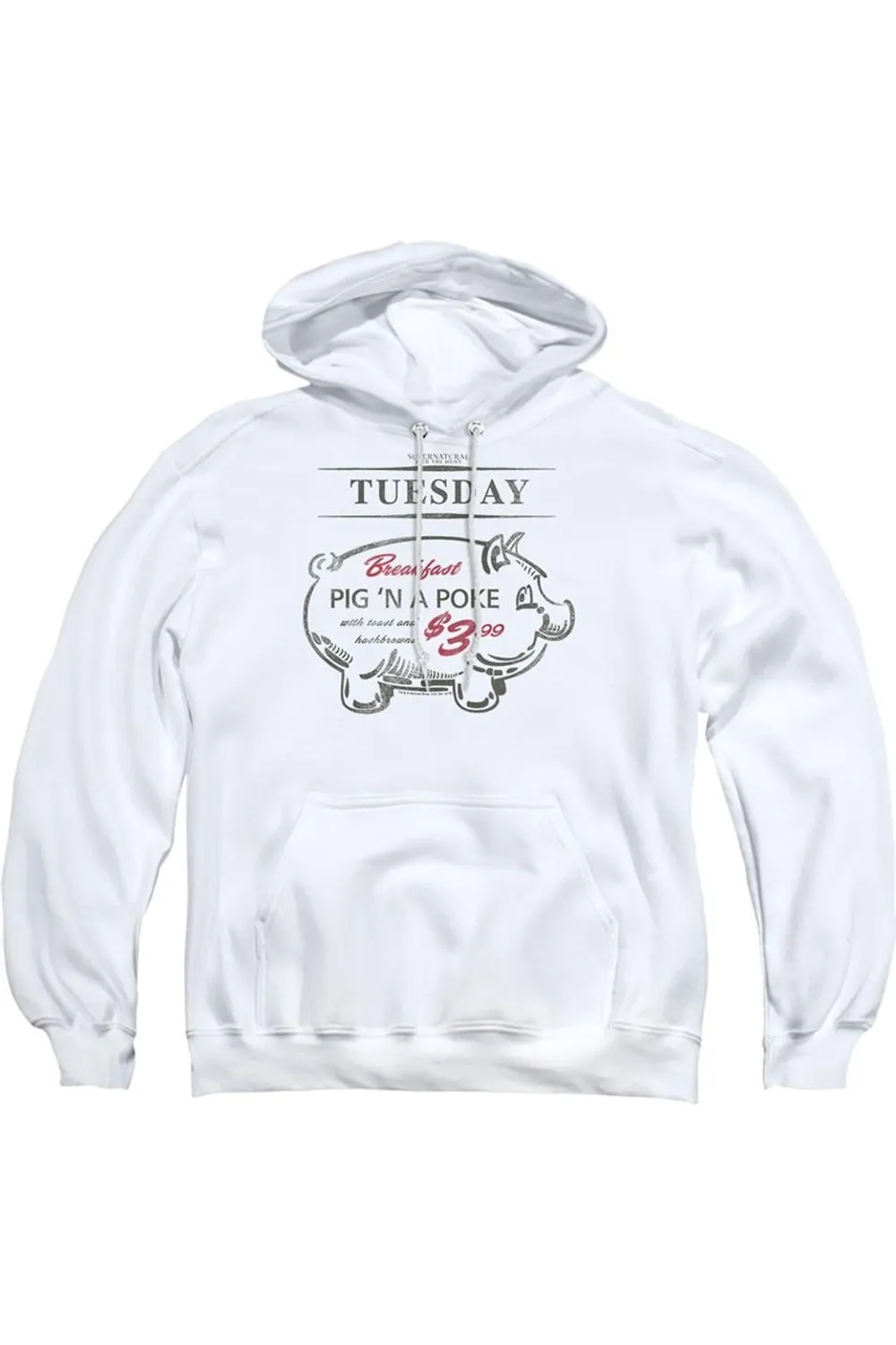Supernatural Pig N Poke Adult Pull Over Hoodie / Hooded Sweatshirt