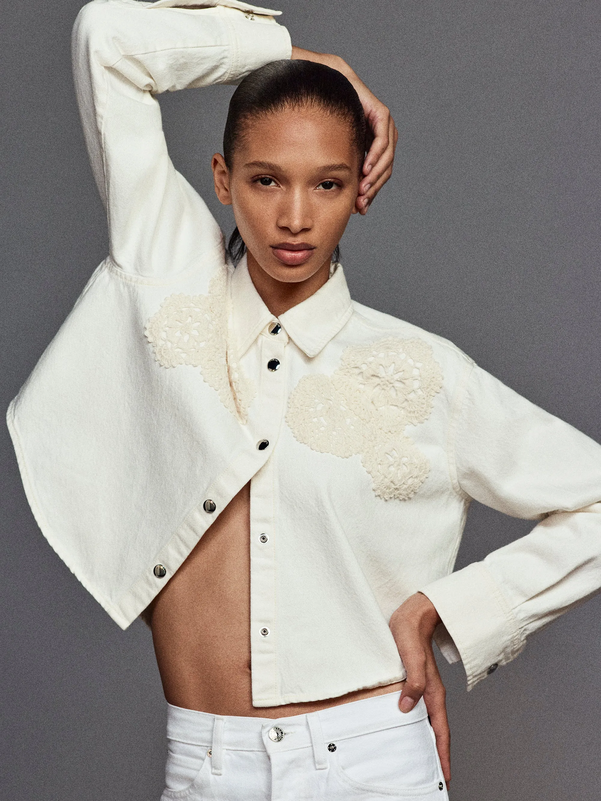 The Crochet Swing Shirt -- Au Natural Clean