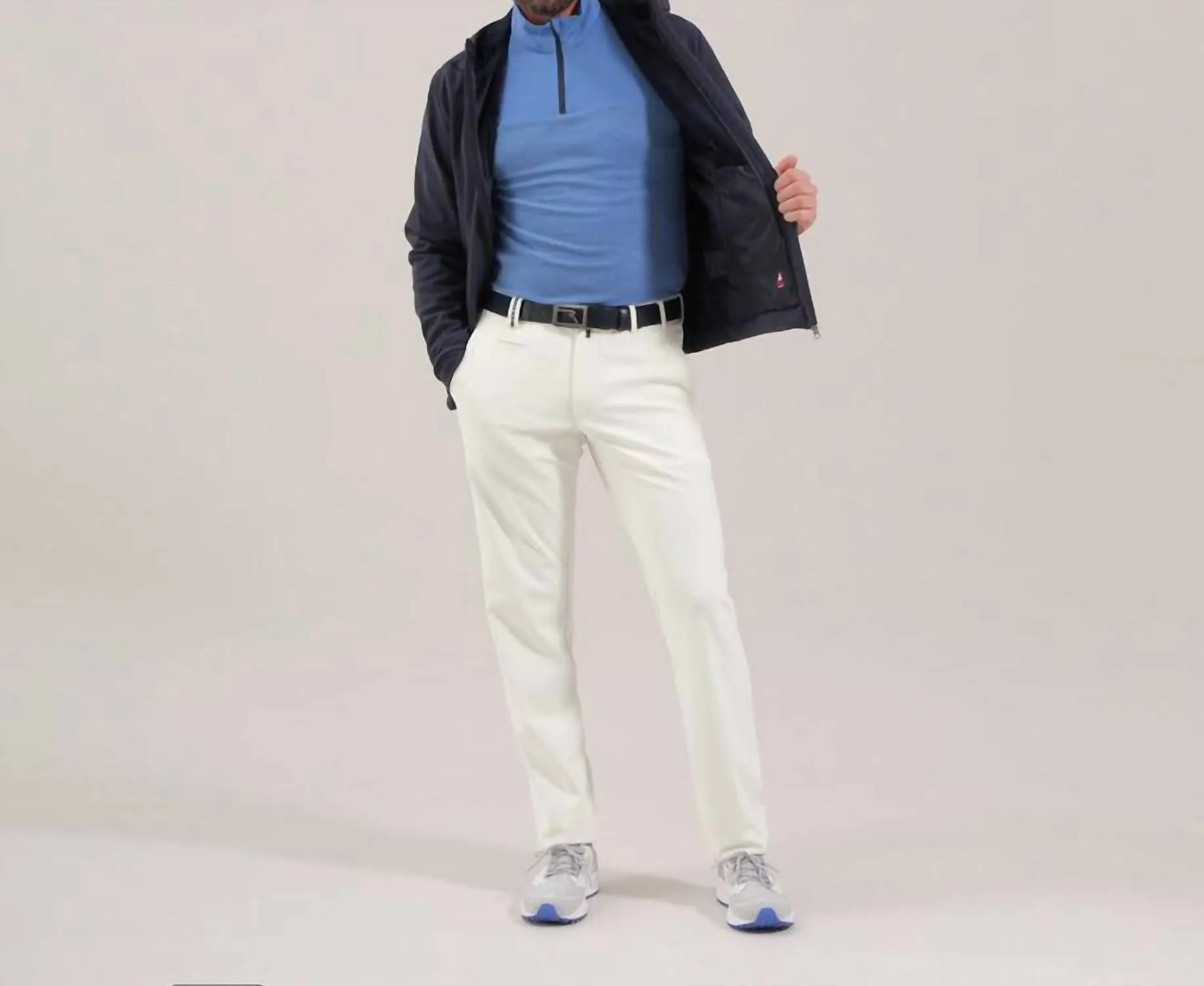 The Million Hooded All-Weather Jacket In Navy