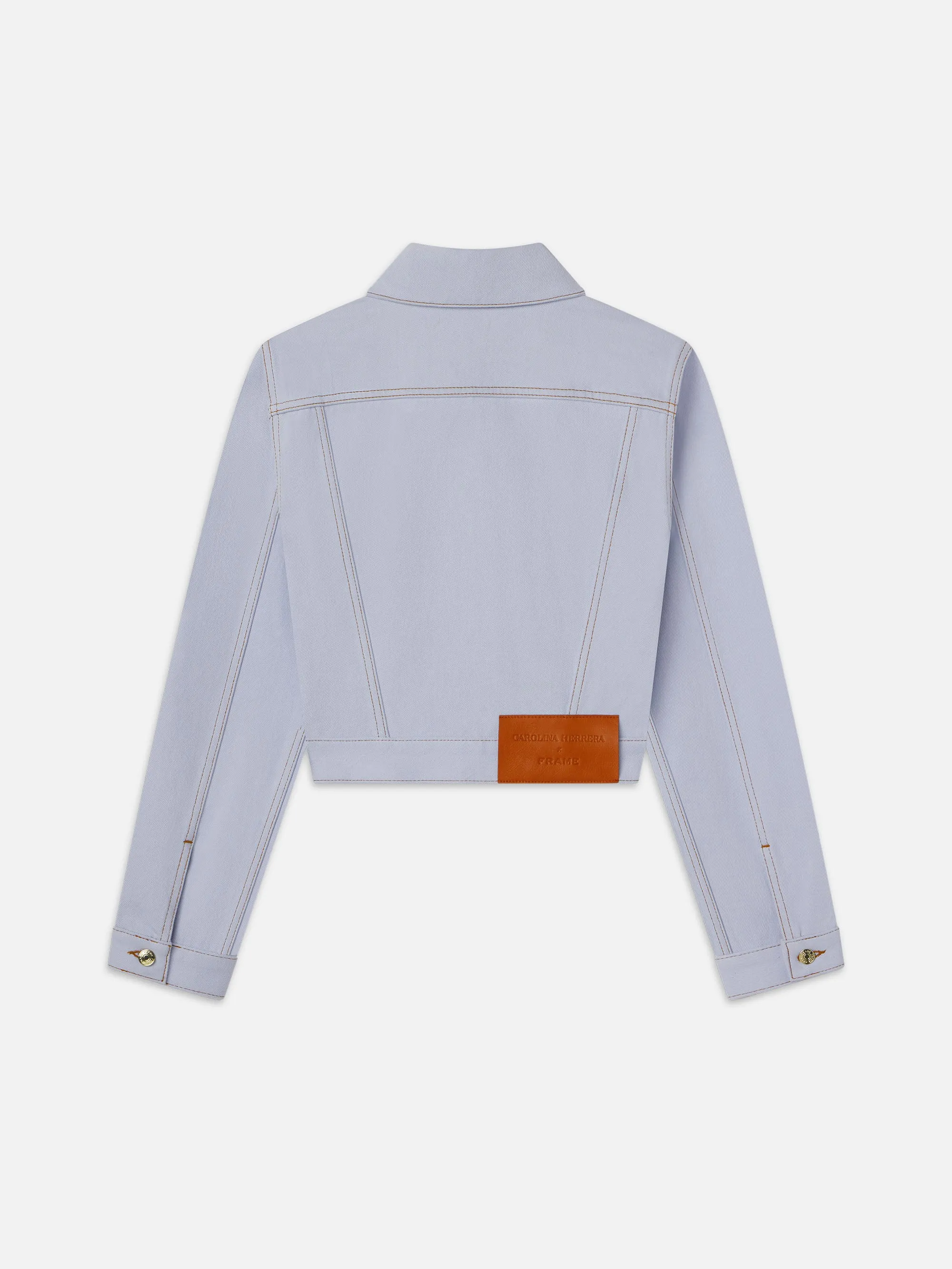 The Tailored Denim Jacket -- Celeste