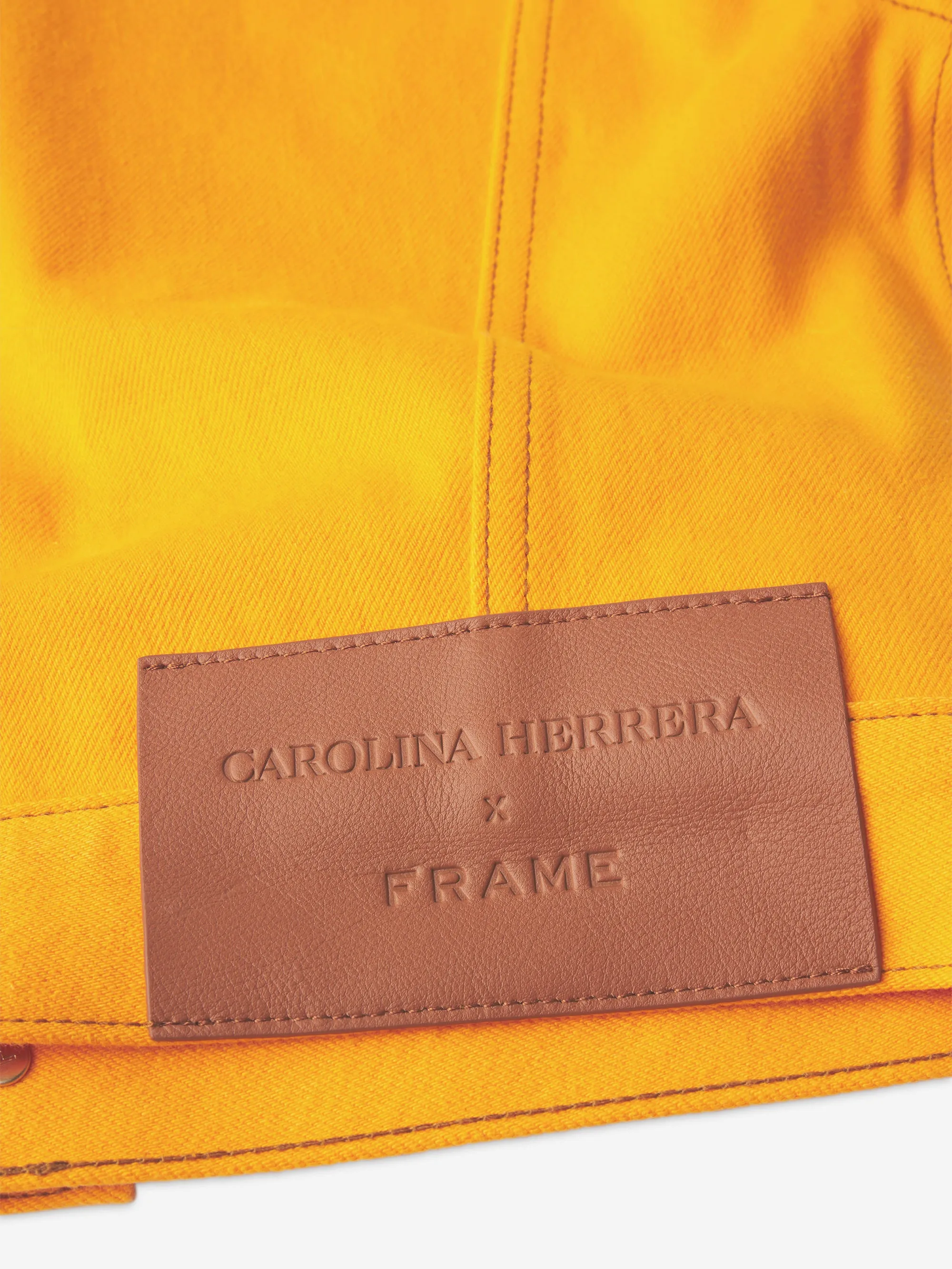 The Tailored Denim Jacket -- Marigold