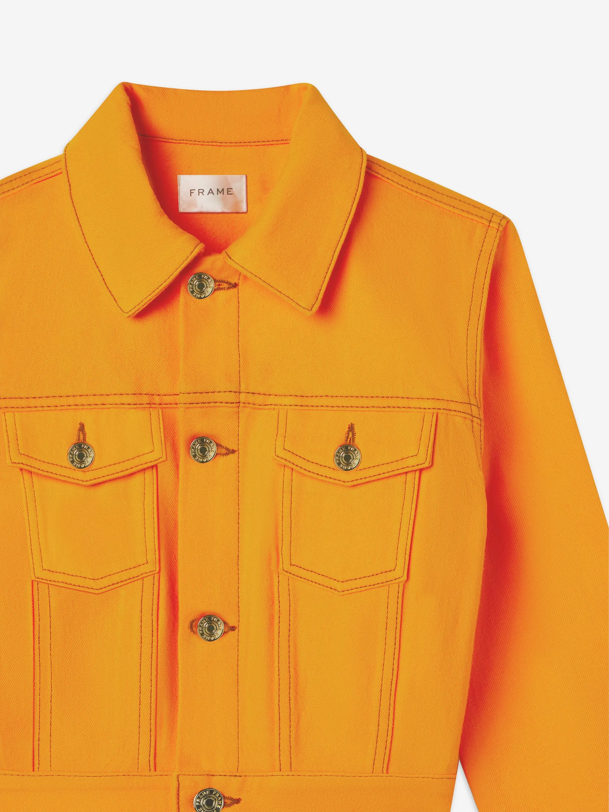 The Tailored Denim Jacket -- Marigold